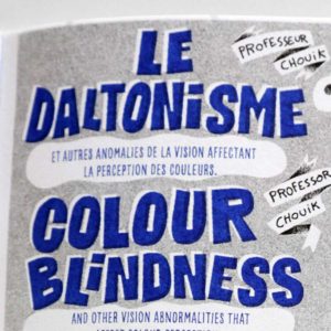 Bande dessinée sur le daltonisme