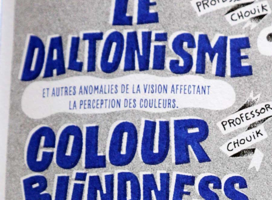 Bande dessinée sur le daltonisme