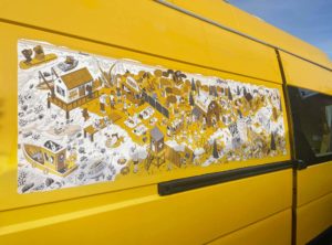 fresque sur van