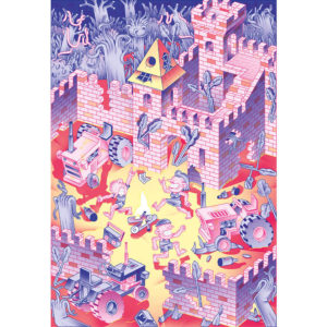 illustration d'une fête autour du feu