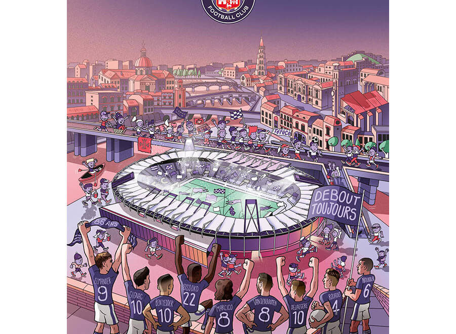 affiche Toulouse football club